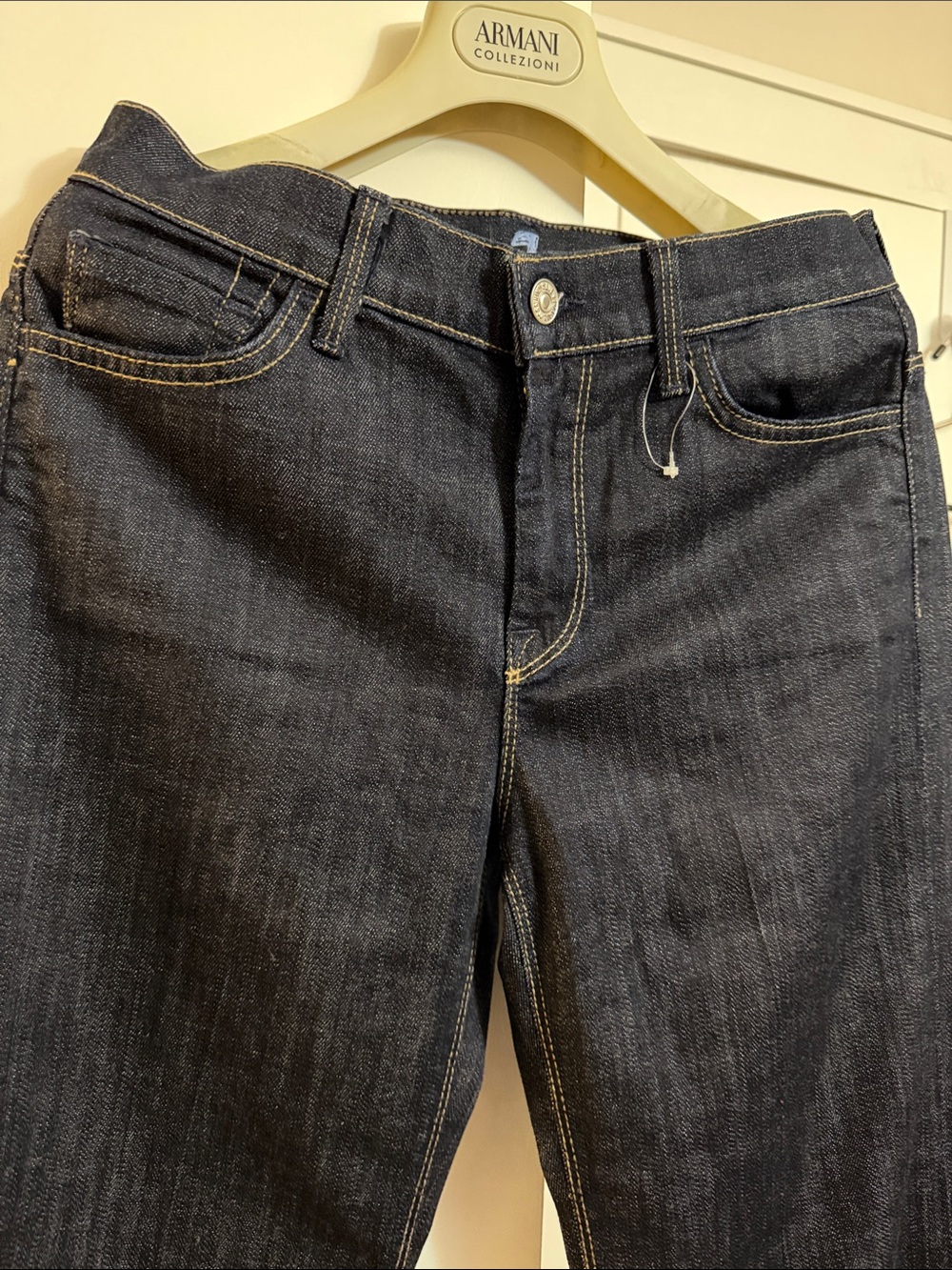 7 For All Mankind ginger Dark Wash Flare Jeans size 28 - Picture 11 of 14